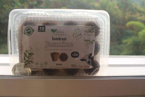 Organic Jasmine Sambrani cups 12 cups 150rs