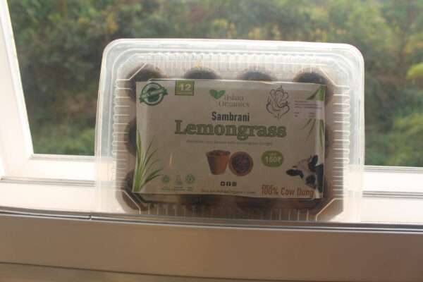 Organic Lemongrass Sambrani cups 12 cups 150rs